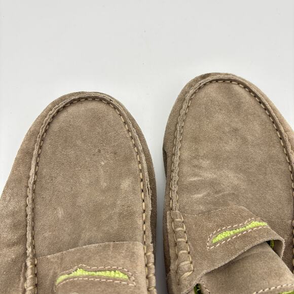 Manolo Blahnik Roadster Suede Driving Loafers Slip On Shoes Men's 44 - Picture 11 of 12